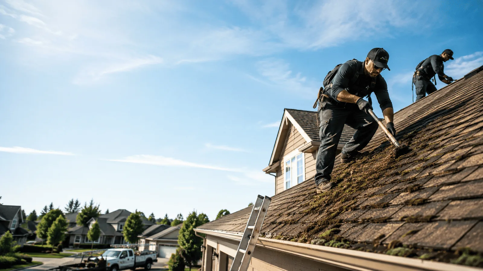 Roof Moss Removal in Omro, WI near me